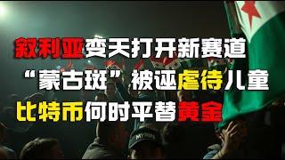 叙利亚变天打开新赛道 “蒙古斑”在美被诬虐待儿童 比特币何时平替黄金