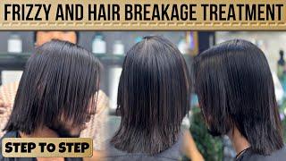 FRIZZY AND HAIR BREAKAGE TREATMENT (हिन्दी में) | P SQUARE SALON