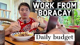 How much I spend in a day working in BORACAY