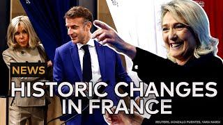 NEWS: France's election make historic change for country - Macron about to lose presidency