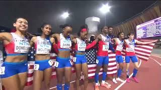 Men's 4x400m Final, World U20 #worldathleticsu20 #4x400m #olympicathletics #parisolympics2024