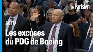 «Je m'excuse pour votre chagrin» : le mea culpa du PDG de Boeing aux victimes du 737 Max