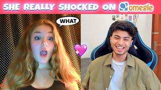 OMEGLE but She Really Shocked 