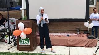 Speaking at the Muslim City Fest in Philly. Noha Hamid