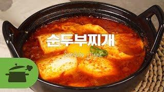 보글보글 간단한찌개 끓이기 ! 순두부찌개 ;) [만개의레시피]