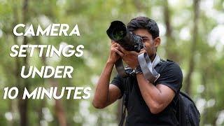 Camera Settings for Beginners Under 10 Minutes!