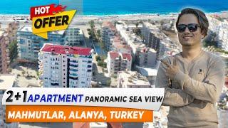 2-bedroom apartment with a panoramic sea view in Mahmutlar Alanya