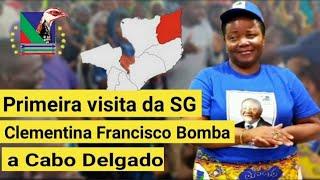 Primeira visita da Secretária Geral da Renamo - Clementina Francisco Bomba - a Cabo Delgado