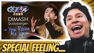 ARTIST REACTS! | Dimash Qudaibergen - You Raise Me Up (Beauty and Harmony, CCTV-1, Сhina)