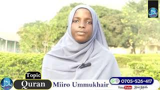 Miiro Ummukhair from Bilal Islamic Institute-Kakiri