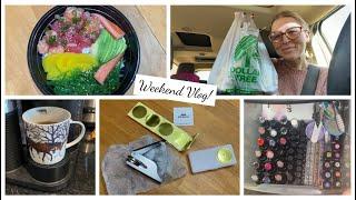 Weekend vlog! Dollar tree haul, New Year organization, stamp books with me, & more!