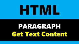 HTML - Paragraph - Get News Text File