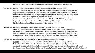 Ezekiel 38 WAR - 3 common mistakes