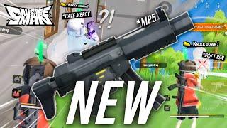 NEW MP5 IS OP? | SOLO VS SQUAD | SAUSAGE MAN