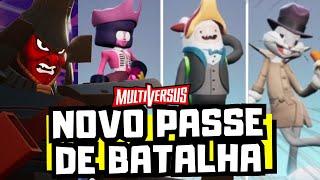 NOVO Passe de Batalha do MULTIVERSUS - Skins NOVAS, Ranqueadas, Novos Eventos - Notícias MultiVersus