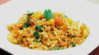 Recette Indienne Végétarienne Fried Rice | Riz Frit 𑁍 Pankaj Sharma