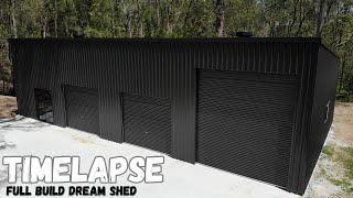 AUSTRALIAN DREAM SHED - FULL BUILD TIMELAPSE 4K