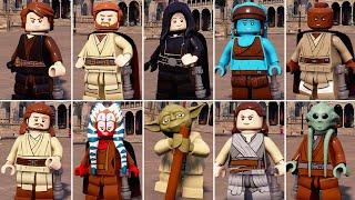 All Jedi Characters in LEGO Star Wars The Skywalker Saga