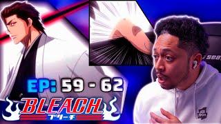 Aizen shuts down Multiple BANKAI! Bleach Anime Super Reaction Episode 59 60 61 62