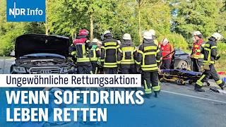 Schwerer Unfall in Niedersachsen: Ungewöhnliche Rettungsaktion mit Limo und Cola | NDR Info