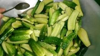Салат из огурцов "Пальчики по-корейски" на зиму готовить просто