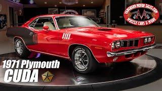 1971 Plymouth Cuda For Sale Vanguard Motor Sales #5875