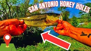 Fishing HIDDEN Bass-HOLES San Antonio EASY