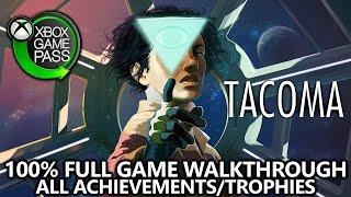 TACOMA - 100% Full Game Walkthrough - All Achievements - All AR Crew & Desktops, Locks, Wedding Ring