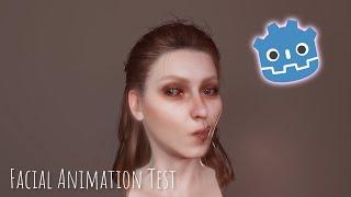 Godot 4 Digital Human Facial Animation Test