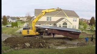 Inground Pool Install - Time Lapse