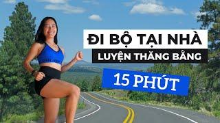 15 phút Đi Bộ Tại Nhà LUYỆN THĂNG BẰNG Cho Mọi Lứa Tuổi