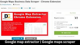 UNLIMITED GOOGLE MAP DATA EXTRACTOR | BEST FREE DATA SCRAPING TOOL | DATA MINER | LIFETIME LICENSE