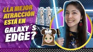 ¡PRIMERA HORA EN STAR WARS GALAXY'S EDGE Y PROBANDO LA LECHE AZUL!