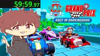 I got paw patrol grand prix world record