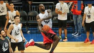 LeBron James DUNK SHOW in Manila, Philippines (2015 Nike RISE Event)