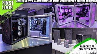 CoolerMaster MasterFrame 600 Series With Vertical & Reverse GPU Mounts Launched At Computex 2025