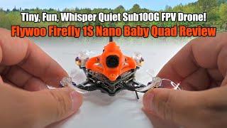 Tiny, Fun, Whisper Quiet Sub100G FPV Drone! | Flywoo Firefly 1S Nano Baby Quad Review!