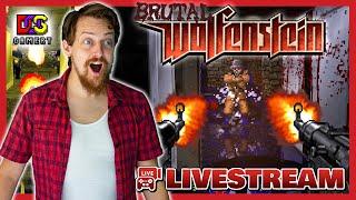  Live: BRUTAL WOLFENSTEIN  Episode 2 & 3 [MS-DOS Remaster / GZ-Doom Mod] - [  Livestream ]