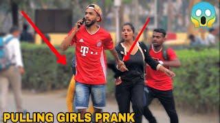 Pulling Girls Prank! || MOUZ PRANK