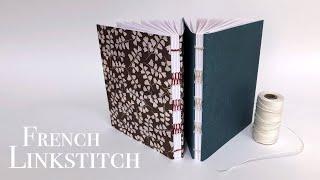French Link Stitch #Bookbinding #Tutorial