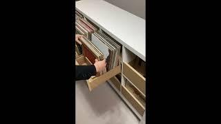 Vinyl Record DIG Storage for IKEA Kallax：DIY Drawers, LP Cabinet Hack for Turntable, Dj Box, Display