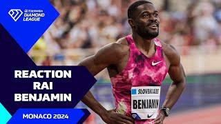 "A dress rehearsal for the Olympics" - Rai Benjamin on his win at Wanda Diamond League Monaco