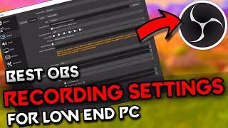 OBS Lagging When Recording\Streaming | OBS Best Settings For LOW-END PC | OBS Lag Fix | 2022 |