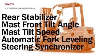 TOYOTA Forklift [SAS] System of Active Stability All Function Features