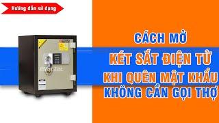 Cách Sử Dụng Két Sắt Mini Điện Tử Dễ Hiểu - Cách Mở Két Sắt Điện Tử Khi Quên Mật Khẩu