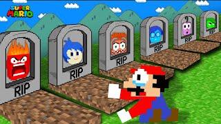 Super Mario Bros. but Mario R.I.P ALL Character Inside Out 2 | Sad story ...