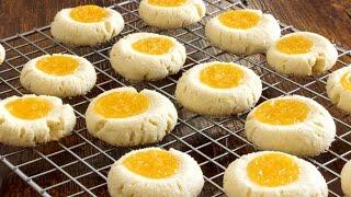 Lemon Curd Thumbprint Cookies Recipe | HappyFoods