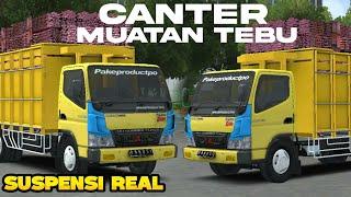 REVIEW DAN SHARE MOD BUSSID $ALE TRUK CANTER MUATAN TEBU $‼️