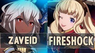 GBVSR:Zaveid (Zooey) Vs Fireshock (Cagliostro)| High Level Gameplay.