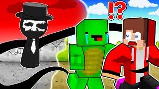 Mikey and JJ CURSED by SPRUNKI BLACK in Minecraft - Maizen Journey